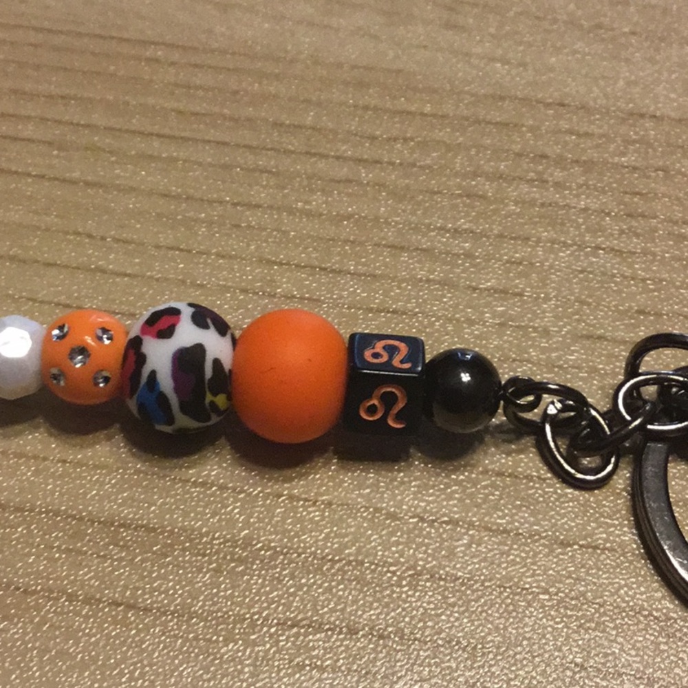 Colorful Beaded Keychain - Picture 2 of 2